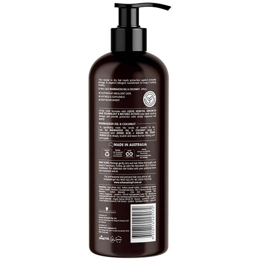 Schwarzkopf Extra Care Marrakesh Oil & Coconut Replenishing Shampoo 950mL x 3