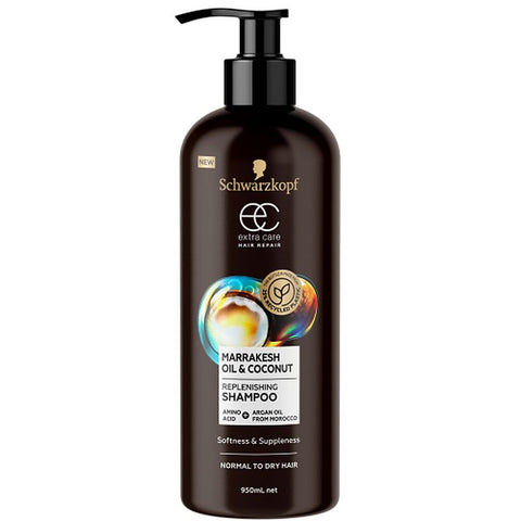 Schwarzkopf Extra Care Marrakesh Oil & Coconut Replenishing Shampoo 950mL x 3
