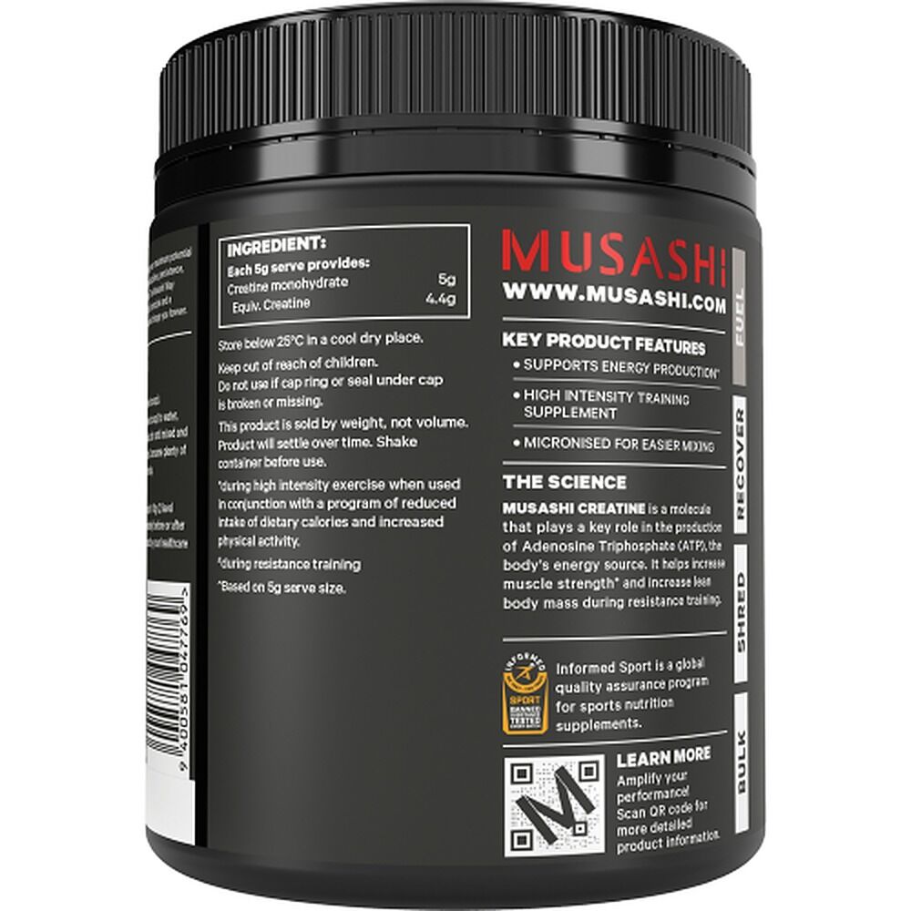 Musashi Fuel Creatine Unflavoured 350g