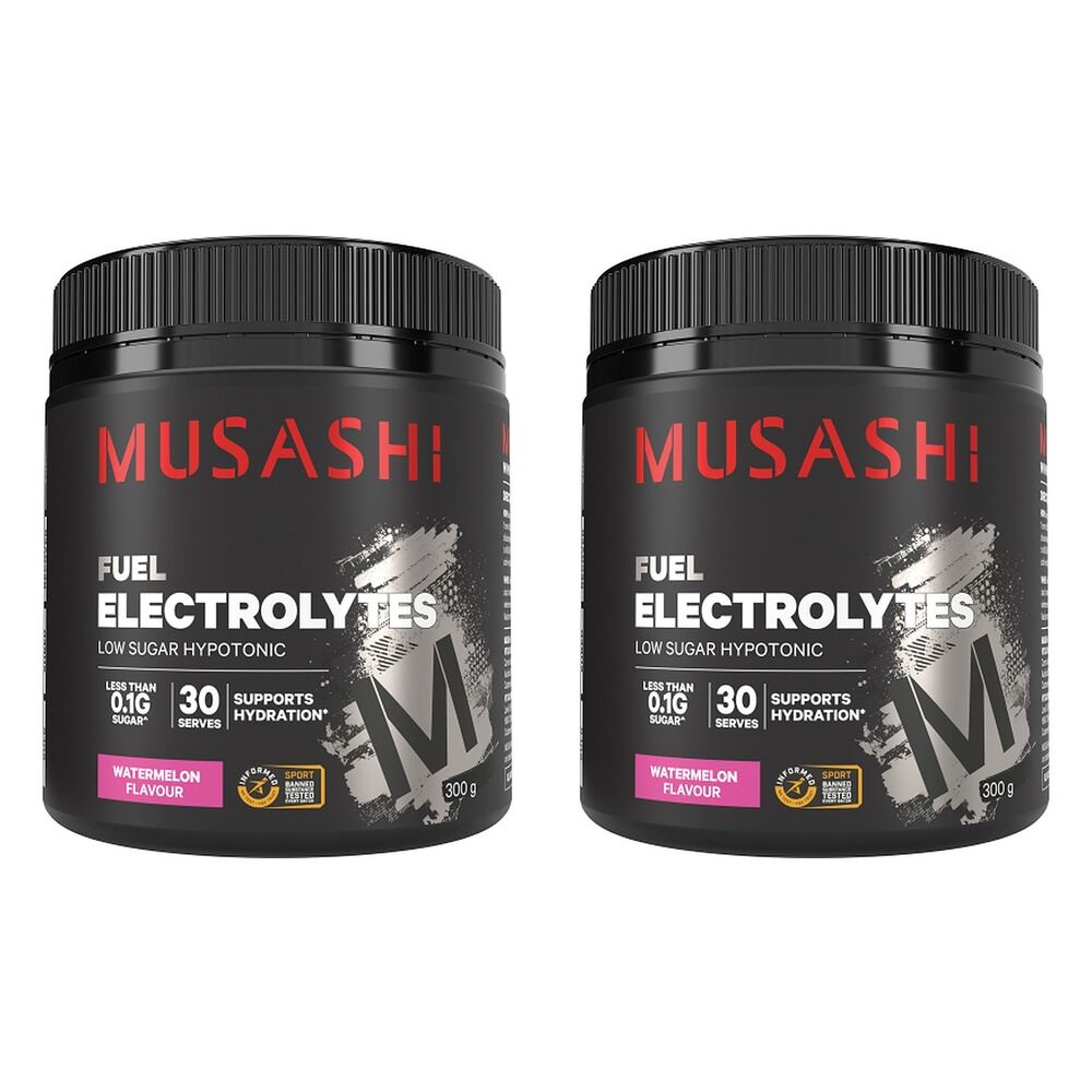 Musashi Fuel Electrolytes Watermelon 300g Pack of 2
