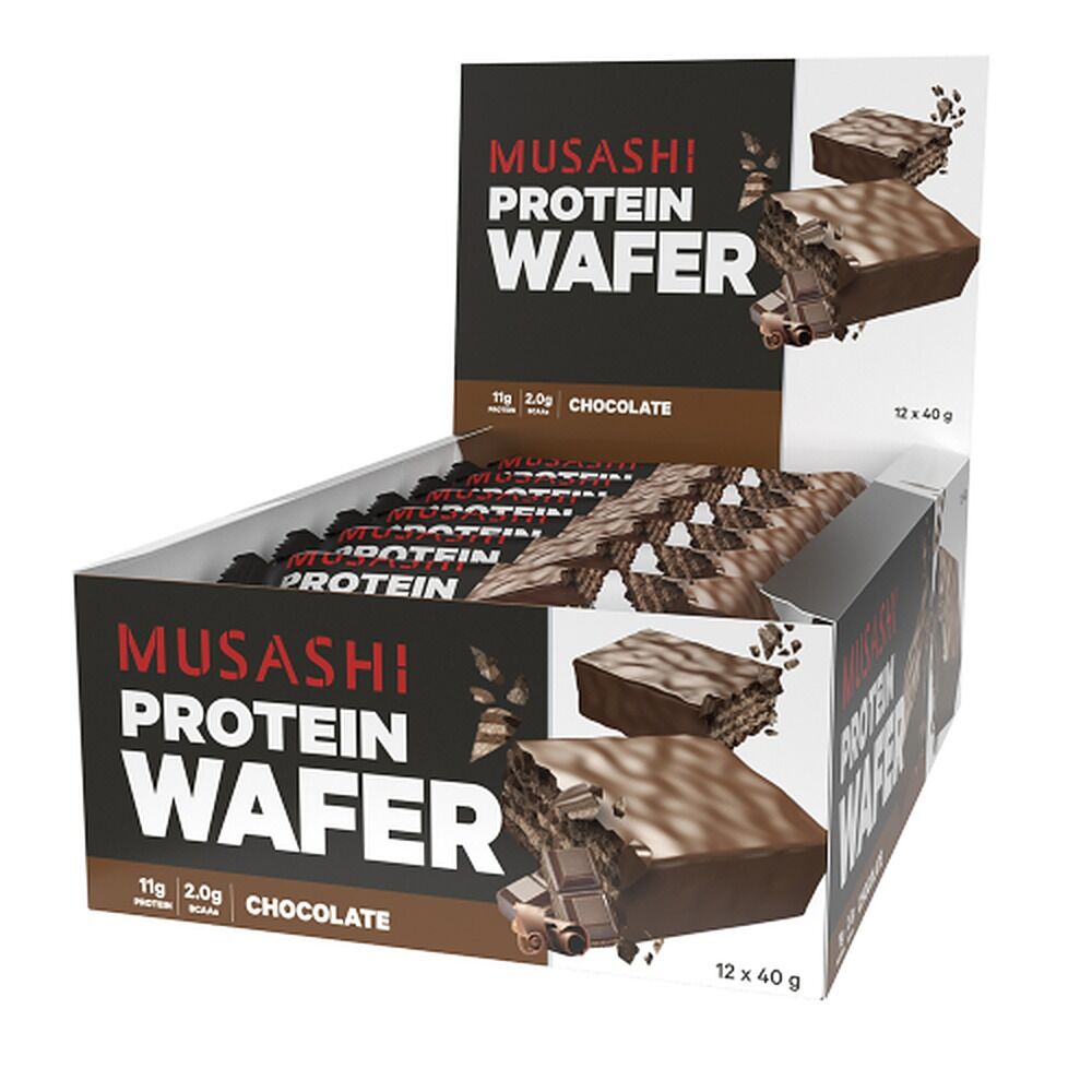 Musashi Protein Wafer Chocolate 40g x 12