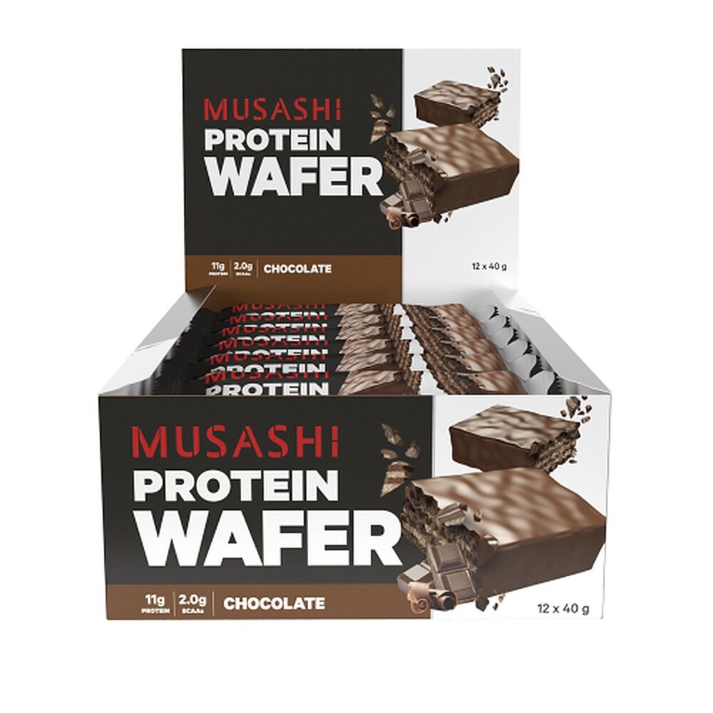 Musashi Protein Wafer Chocolate 40g x 12