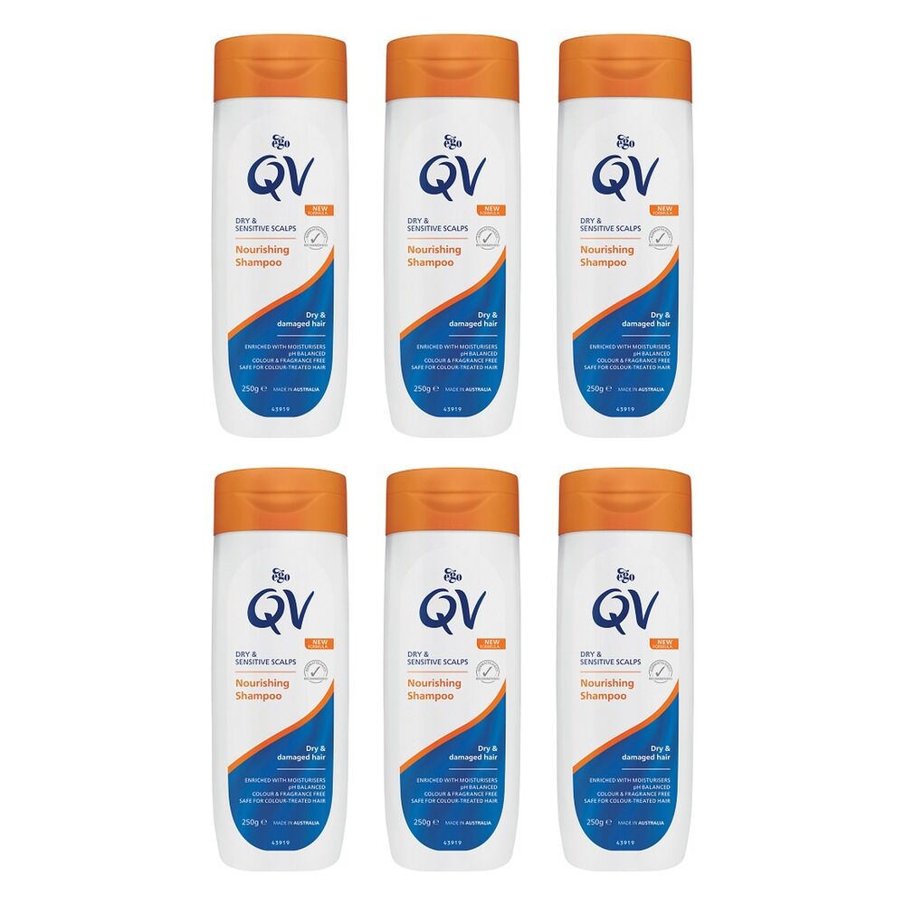 Ego QV Nourishing Shampoo 250g Pack of 6