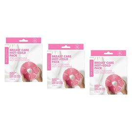 New Beginnings Breast Care Hot & Cold Packs, 2 Pack Bundle of 3