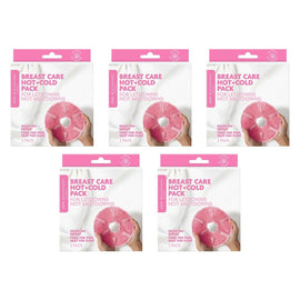 New Beginnings Breast Care Hot & Cold Packs, 2 Pack Bundle of 5