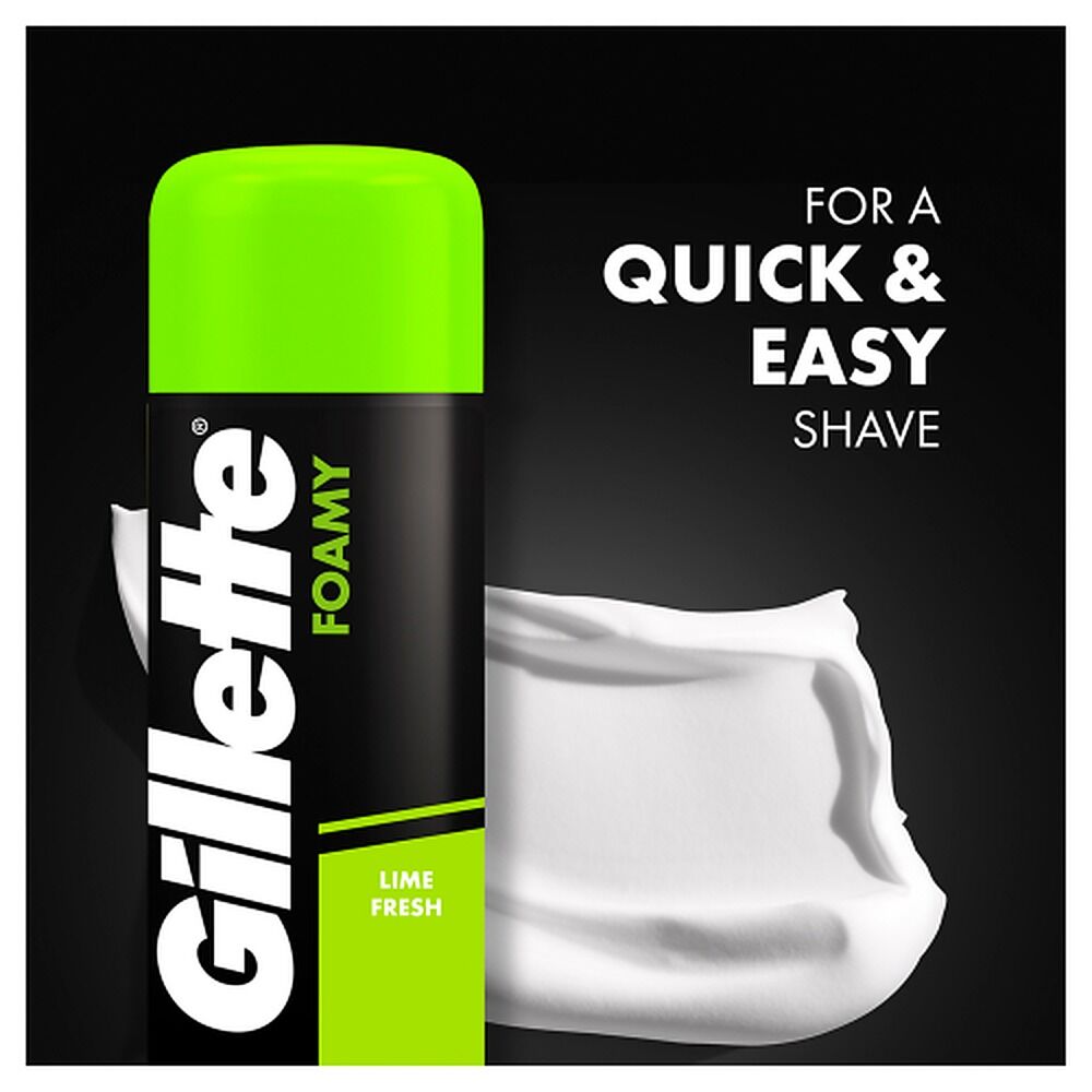 Gillette Shaving Foam Lemon Lime 250g