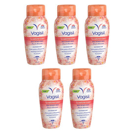 Vagisil Scentsitive Scents Peach Blossom Intimate Wash 240mL x 3 Bundle of 5