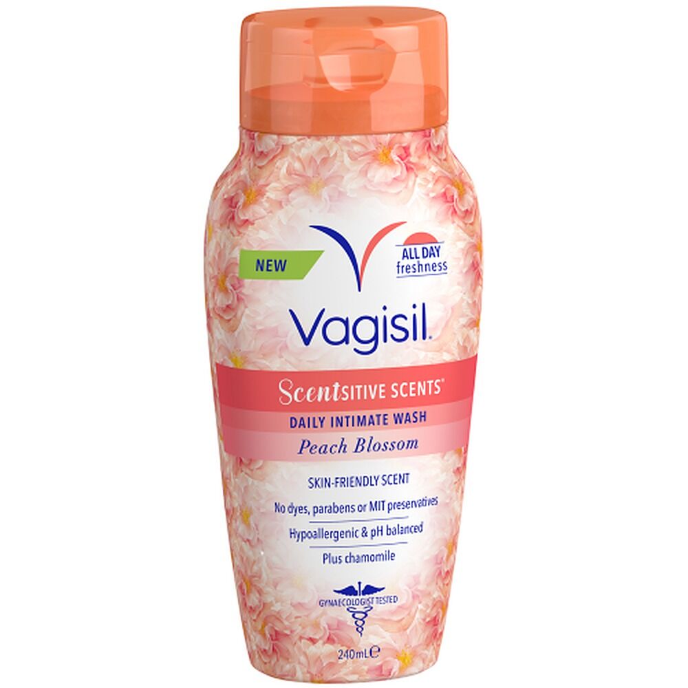 Vagisil Scentsitive Scents Peach Blossom Intimate Wash 240mL