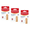 Elastoplast Plastic Strip Plasters 20 Pack Bundle of 3