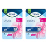 Tena InstaDry Extra Long Length Pads 6 Pack x 6 Bundle of 2