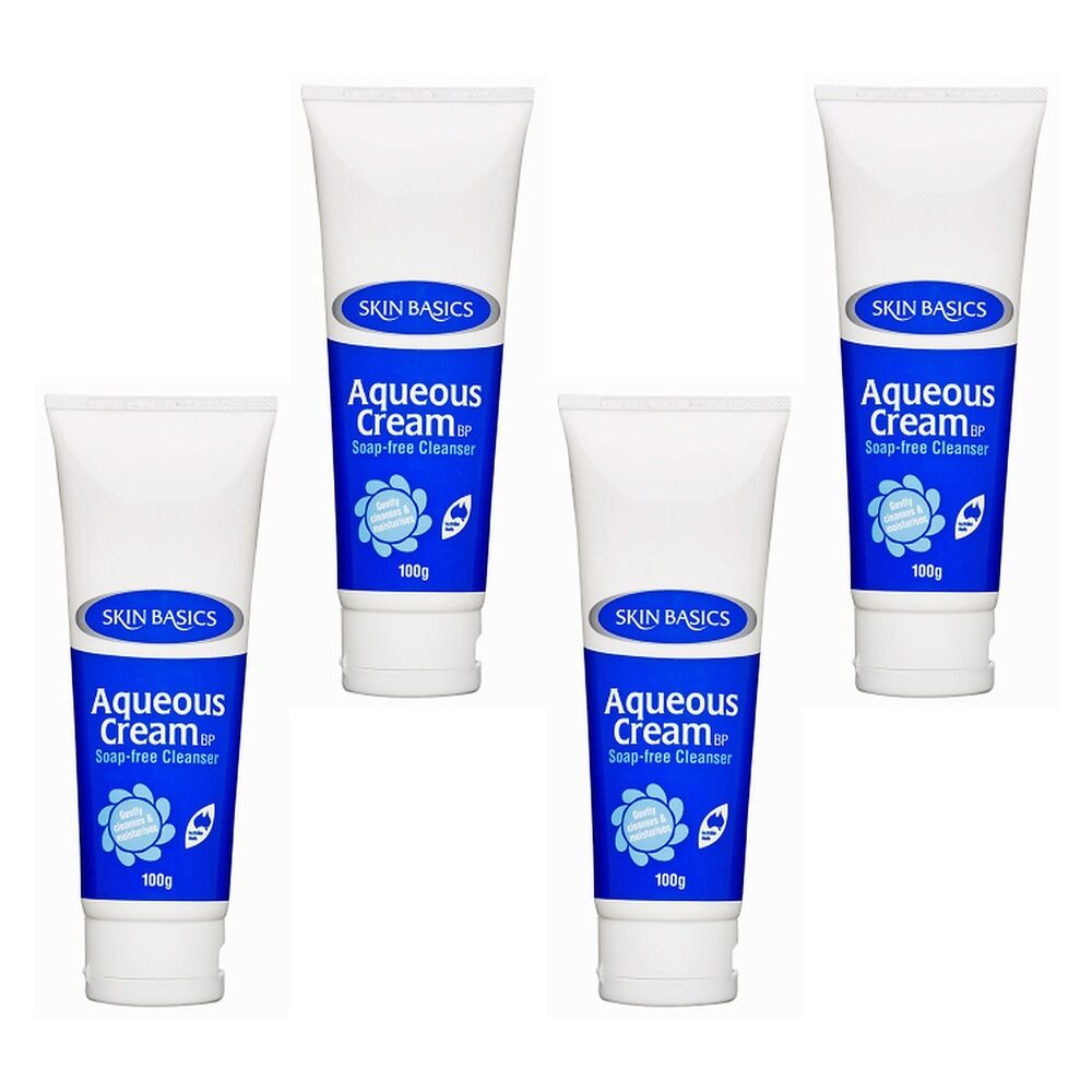 Skin Basics Aqueous Cream Tube 100g Pack of 4