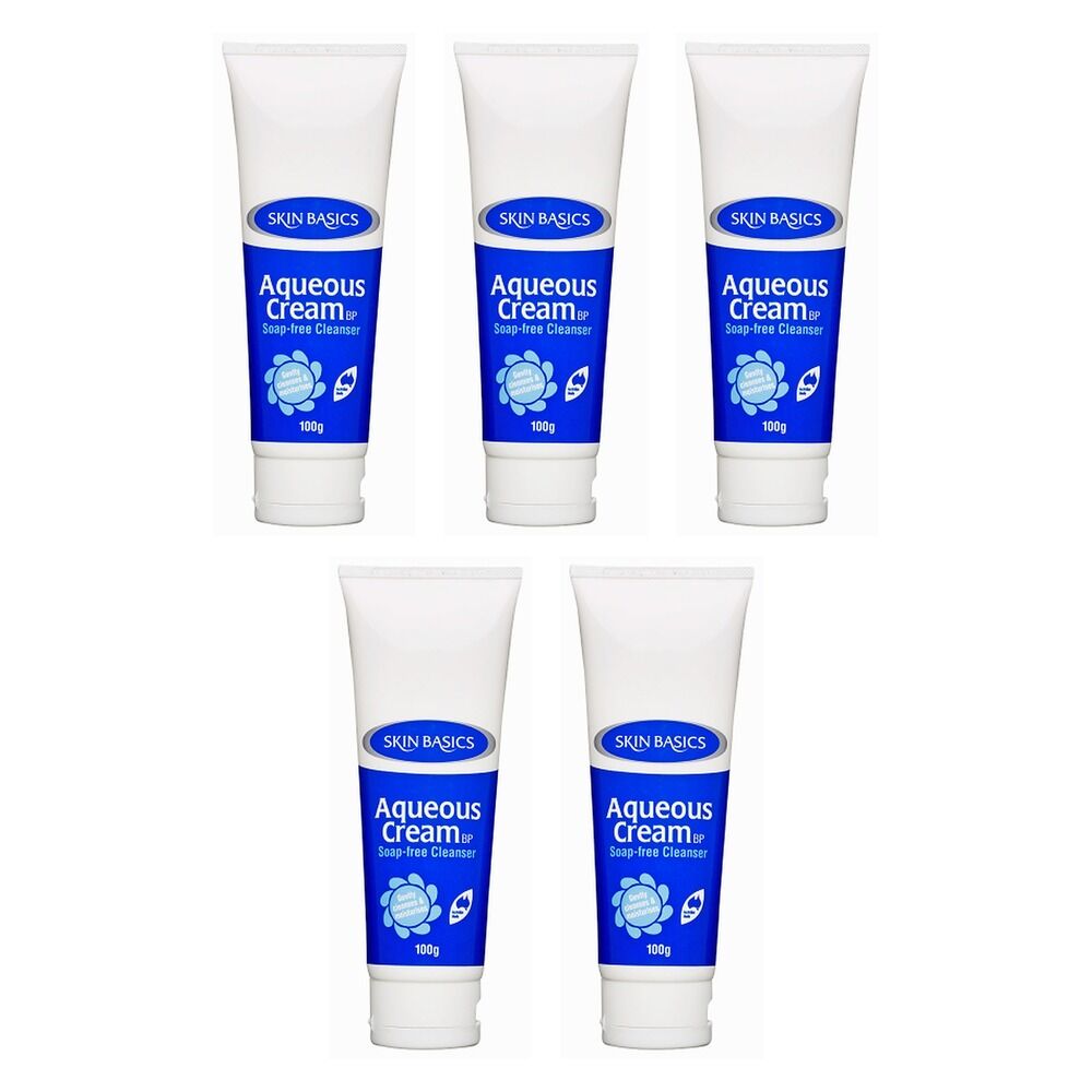 Skin Basics Aqueous Cream Tube 100g Pack of 5
