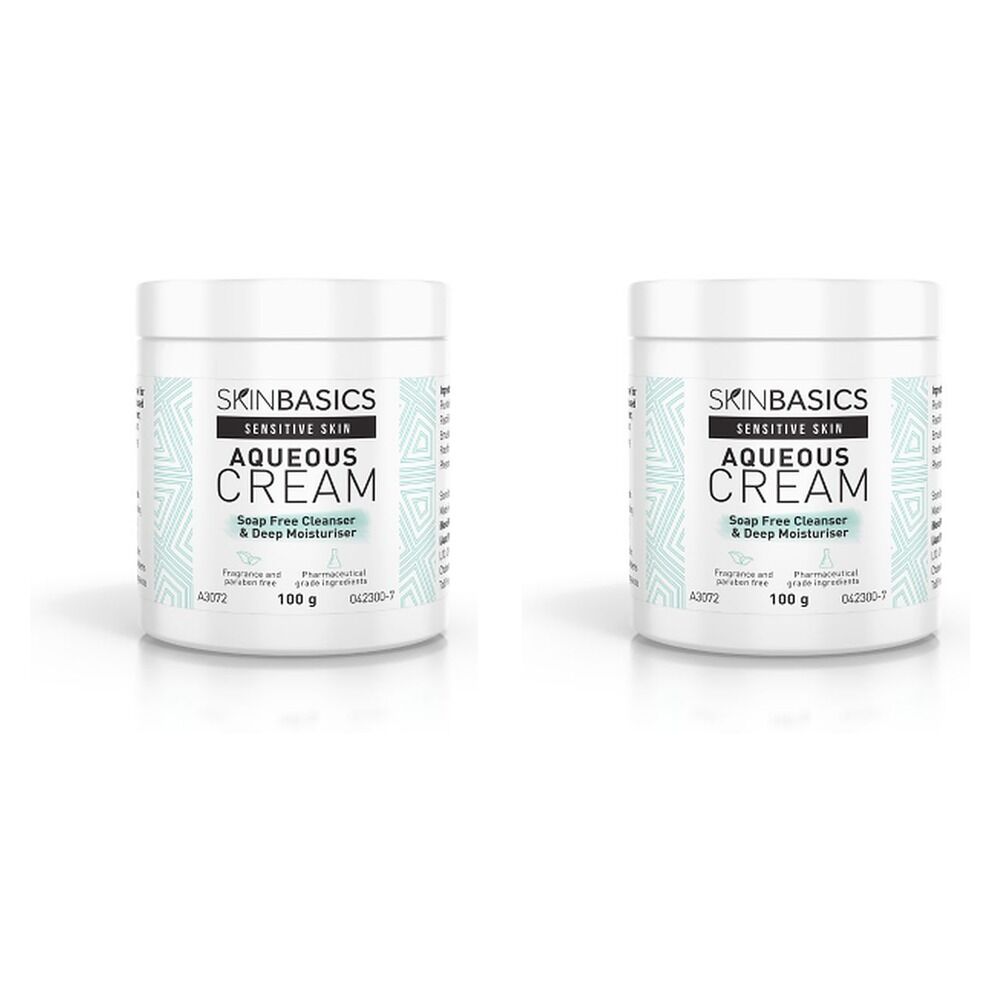 Skin Basics Aqueous Cream Jar 100g Pack of 2