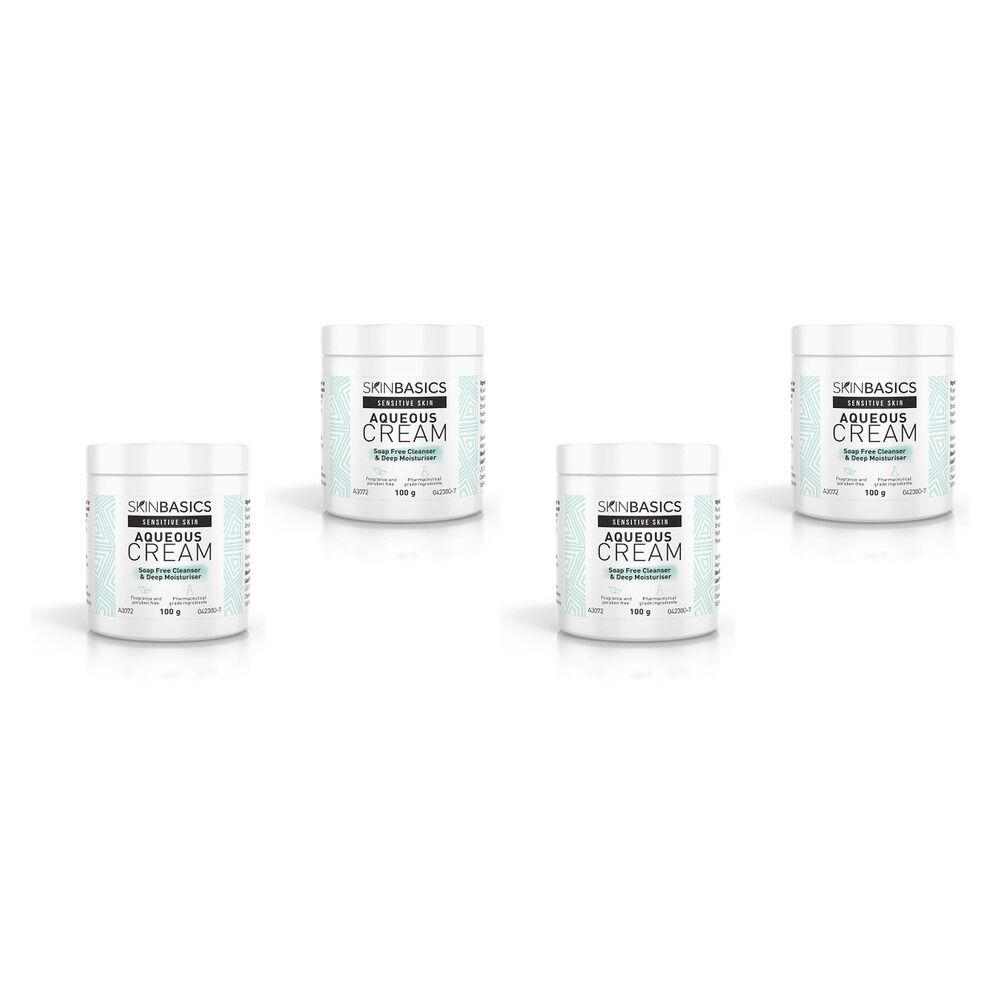 Skin Basics Aqueous Cream Jar 100g Pack of 4