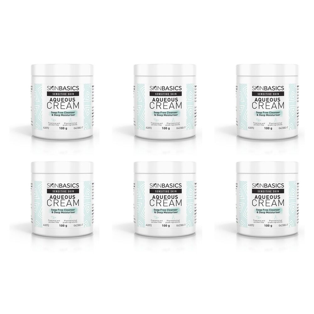 Skin Basics Aqueous Cream Jar 100g Pack of 6