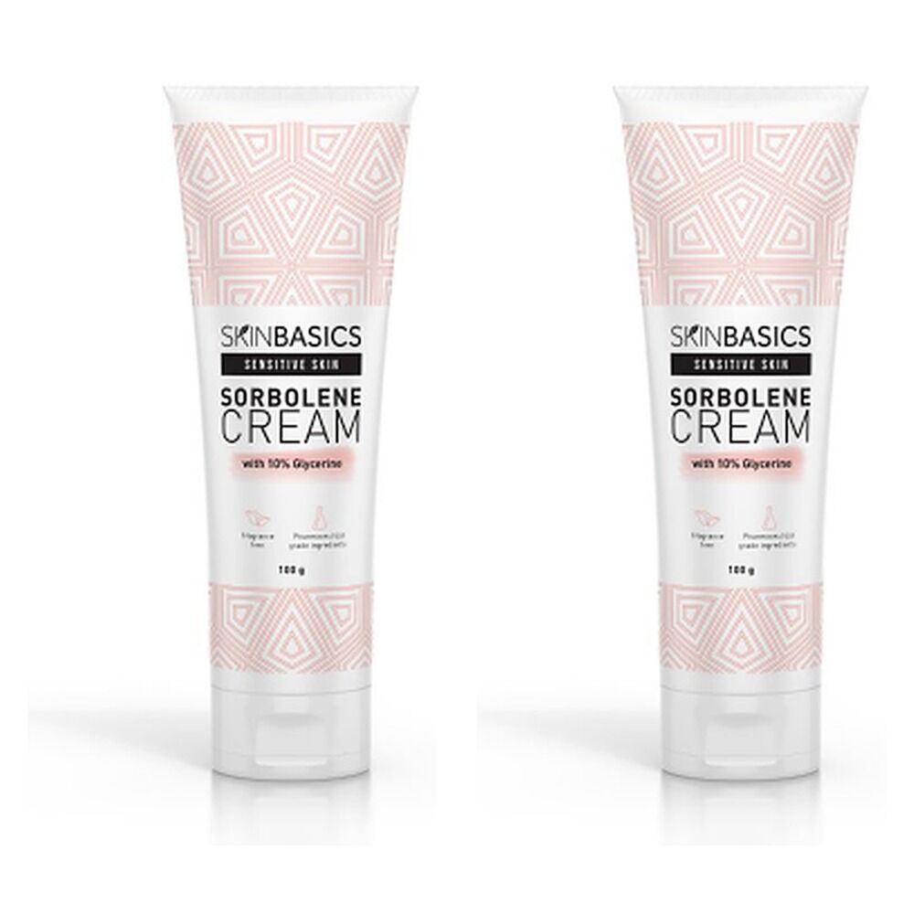 Skin Basics Sorbolene Cream With 10% Glycerin 100g Pack of 2