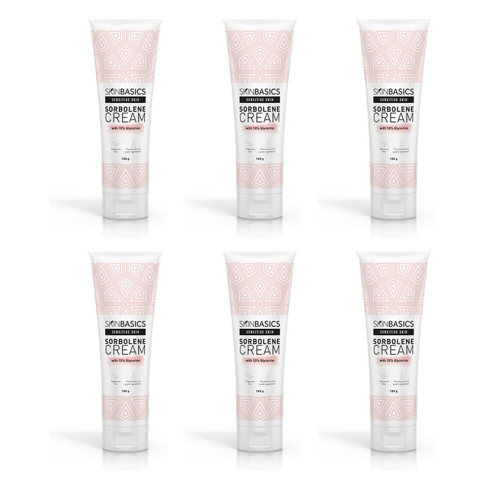 Skin Basics Sorbolene Cream With 10% Glycerin 100g Pack of 6