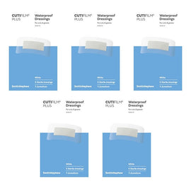 Cutifilm Waterproof Dressings 5cm x 7.2cm 5 Pack Bundle of 5