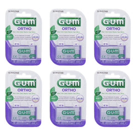 G.U.M Orthodontic Wax Mint Pack of 6