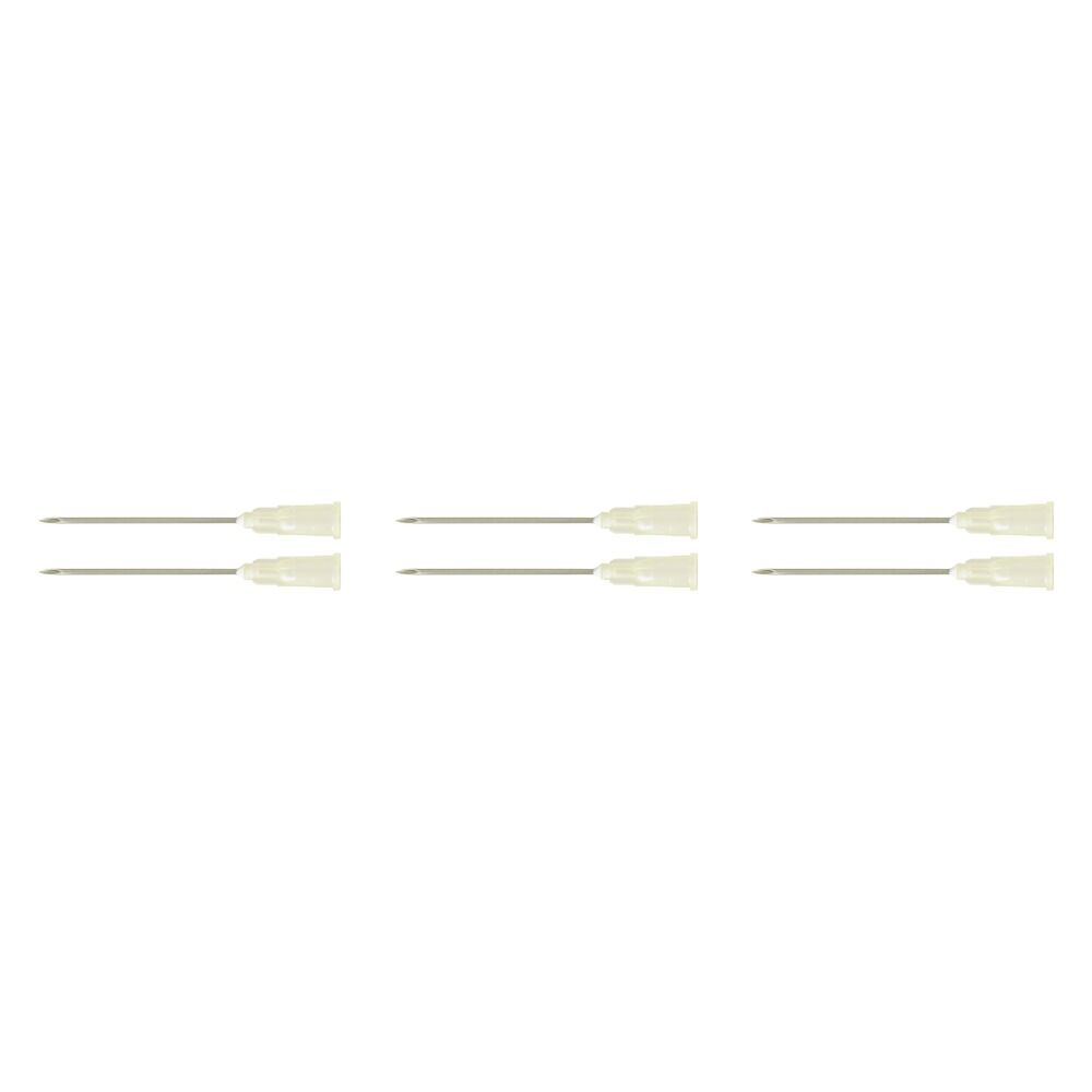 Agani Needle 19g x 38mm 100 Pack Bundle of 6
