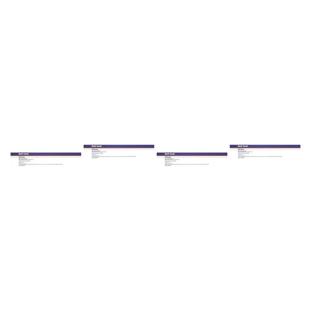 Obsolete Medi-Swab Pre-Injection Alcohol Swabs 200 Pack Bundle of 4
