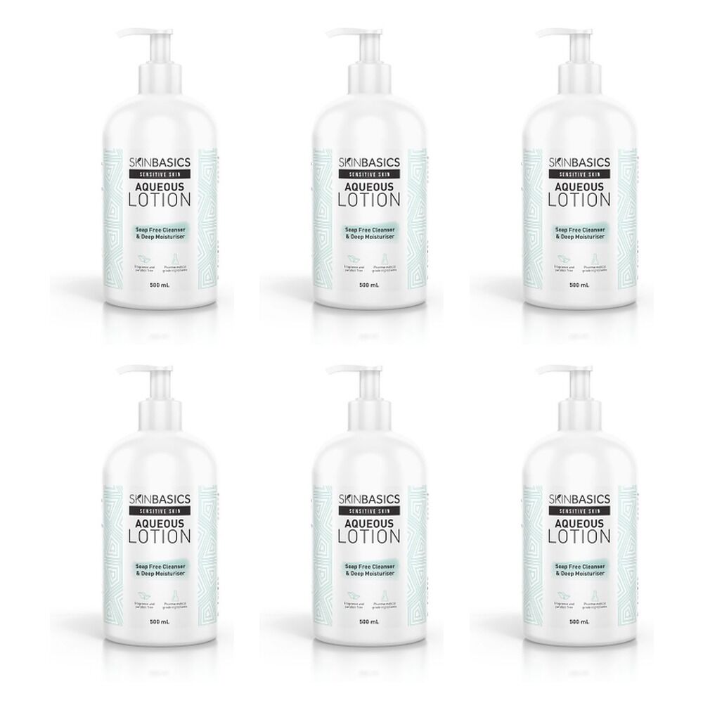 Skin Basics Aqueous Pump 500mL Pack of 6