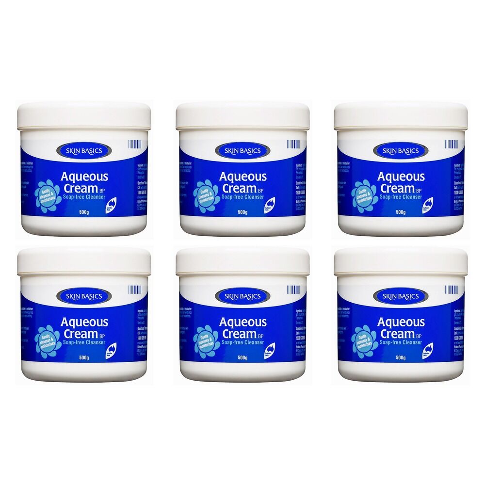Skin Basics Aqueous Cream Jar 500g Pack of 6