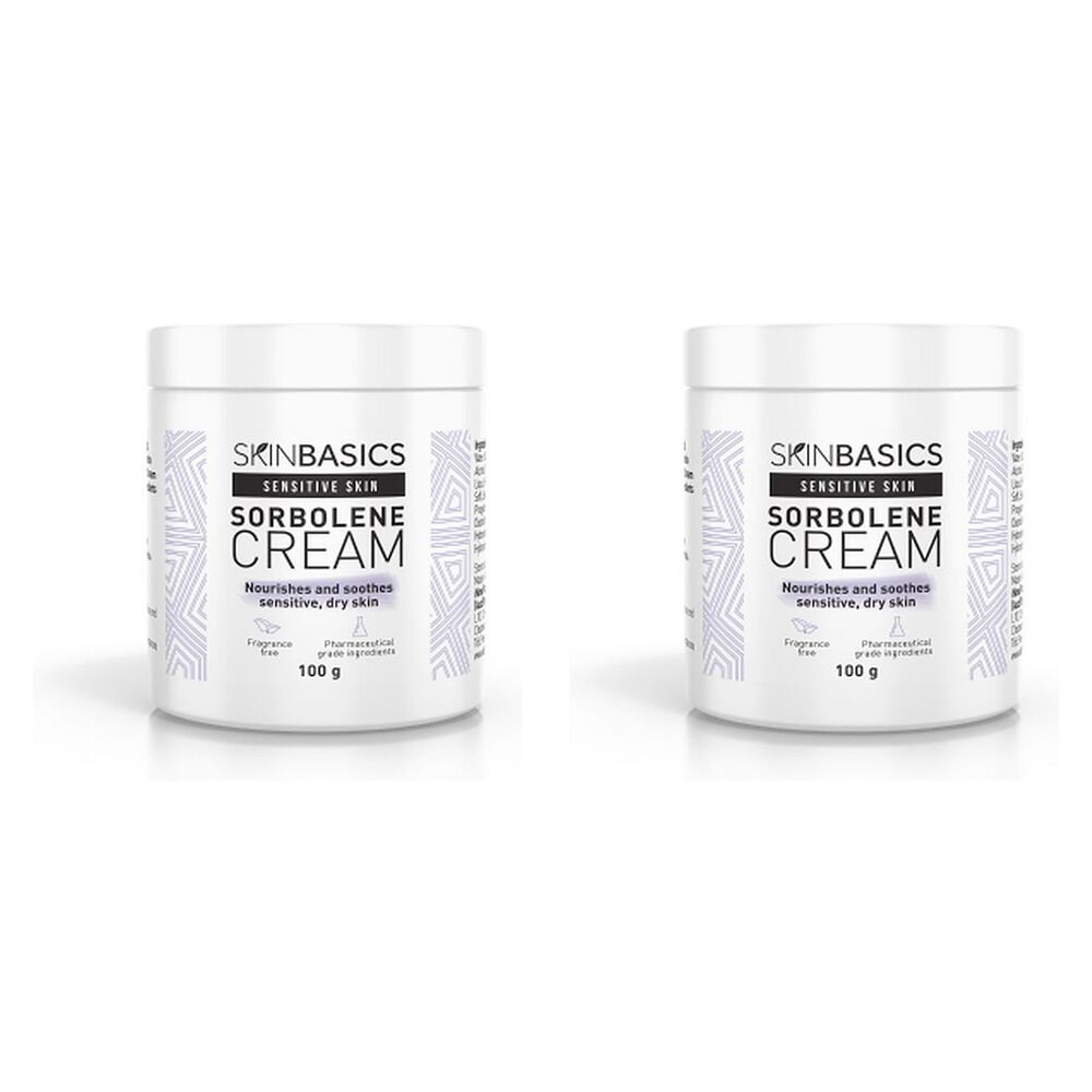 Skin Basics Sorbolene Cream Jar 100g Pack of 2