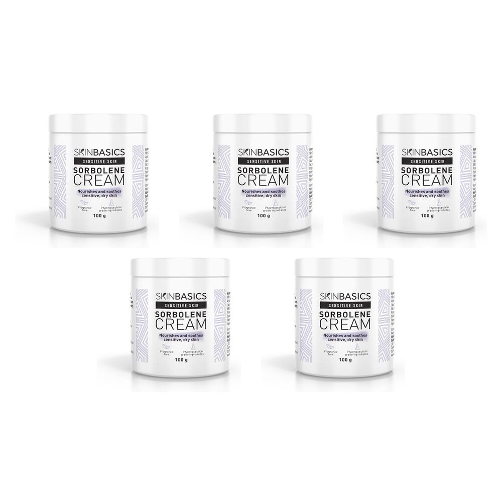 Skin Basics Sorbolene Cream Jar 100g Pack of 5