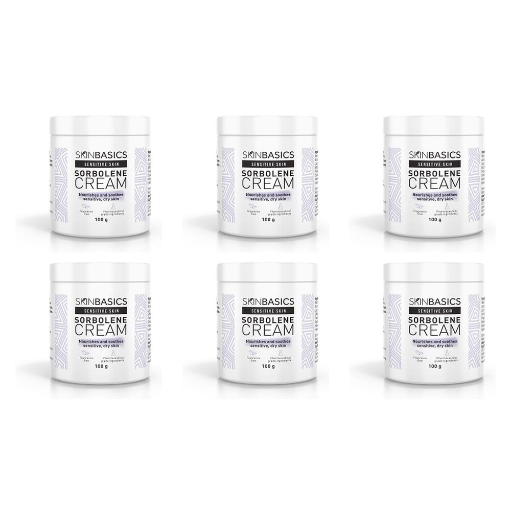 Skin Basics Sorbolene Cream Jar 100g Pack of 6