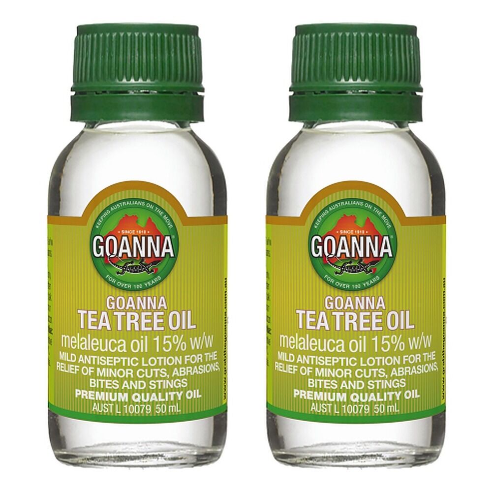 Goanna Tea Tree Oil 50mL Pack of 2
