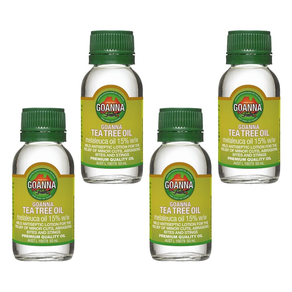 Goanna Tea Tree Oil 50mL Pack of 4