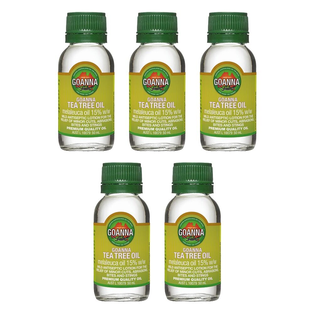 Goanna Tea Tree Oil 50mL Pack of 5
