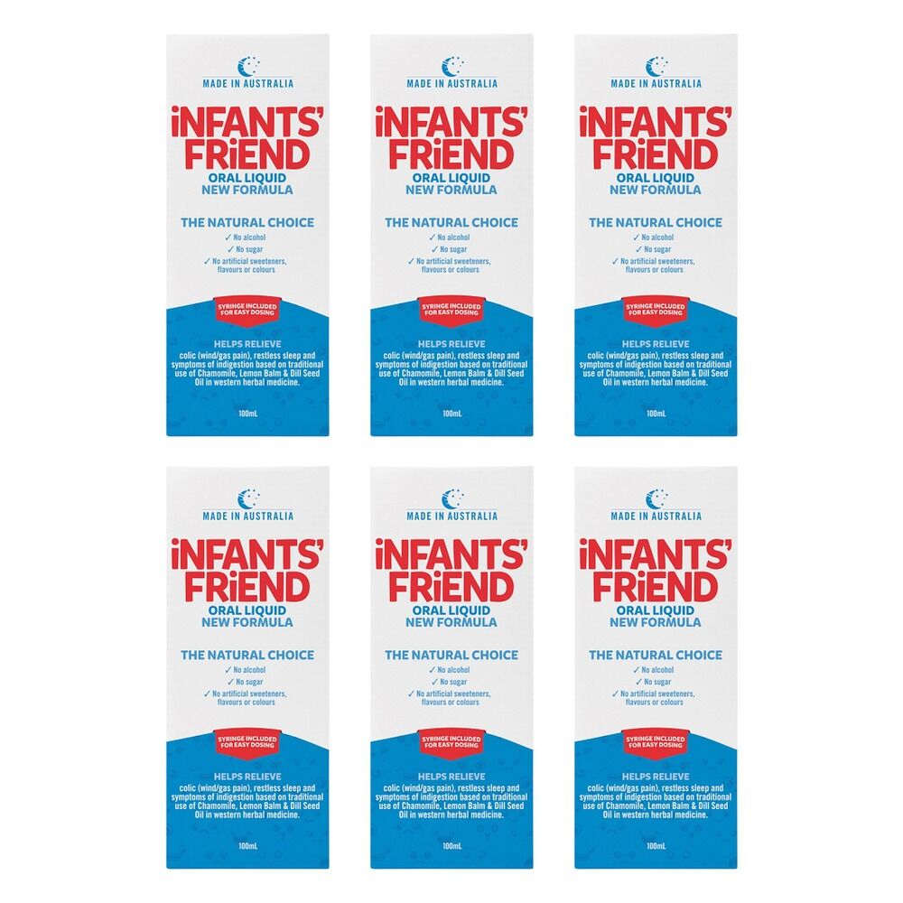 Infants' Friend Colic & Wind Oral Liquid 100mL Pack of 6