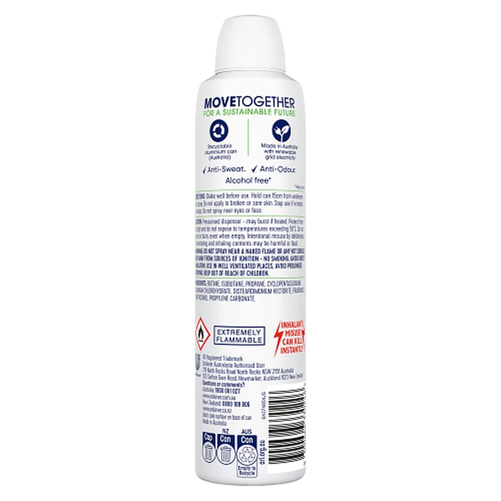 Rexona Women Antiperspirant Aerosol Deodorant Hypo-Allergenic 250mL