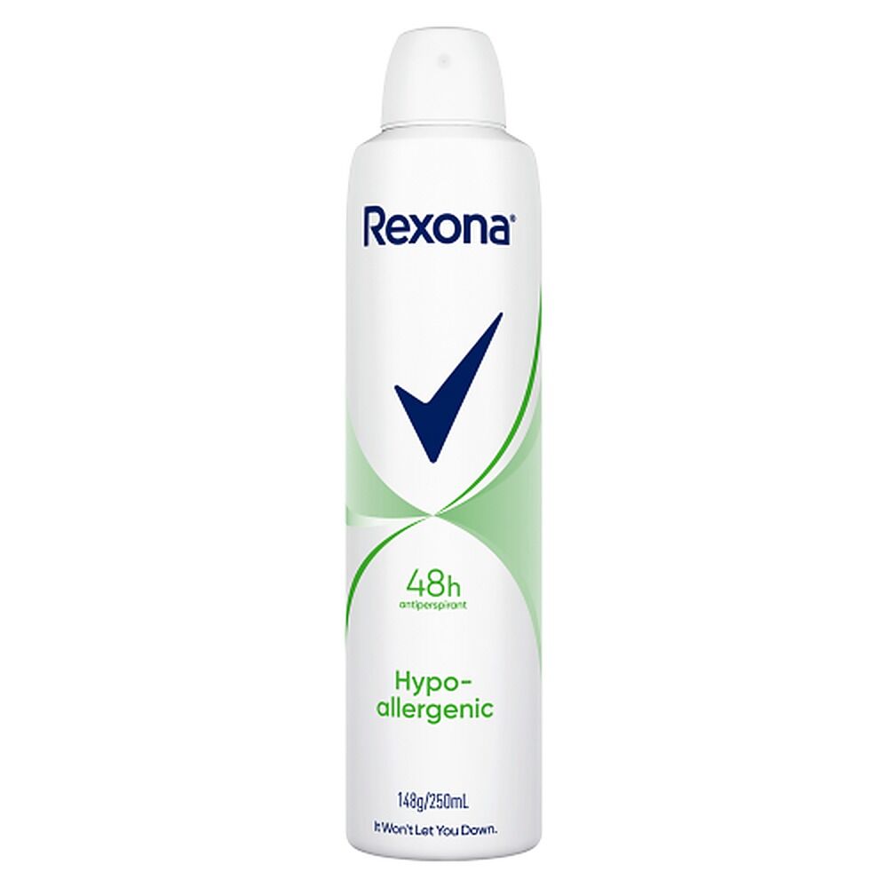 Rexona Women Antiperspirant Aerosol Deodorant Hypo-Allergenic 250mL