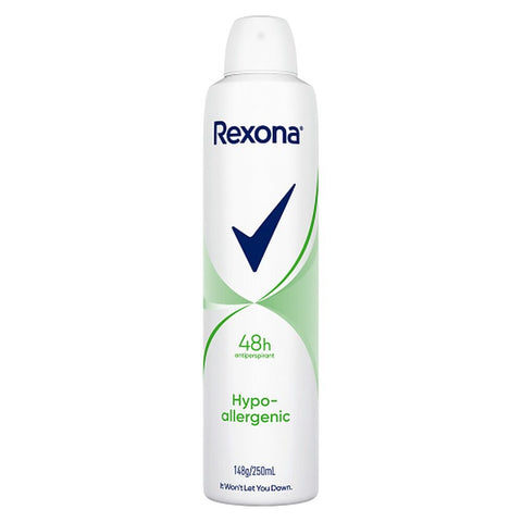 Rexona Women Antiperspirant Aerosol Deodorant Hypo-Allergenic 250mL