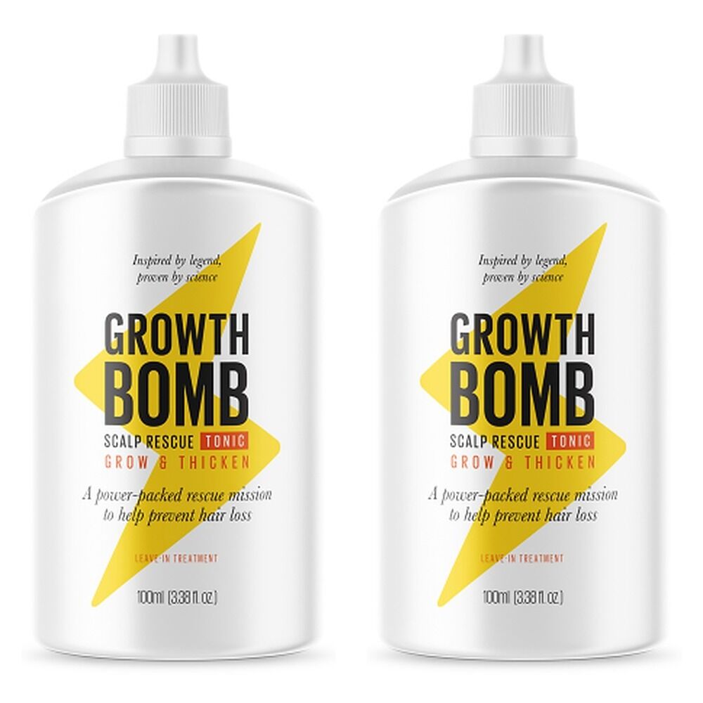 Growth Bomb Scalp Rescue Tonic 100mL Pack of 2