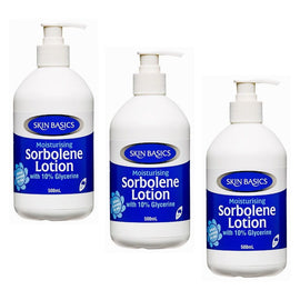 Skin Basics Sorbolene & 10% Glycerine Lotion 500mL Pack of 3
