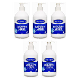 Skin Basics Sorbolene & 10% Glycerine Lotion 500mL Pack of 5