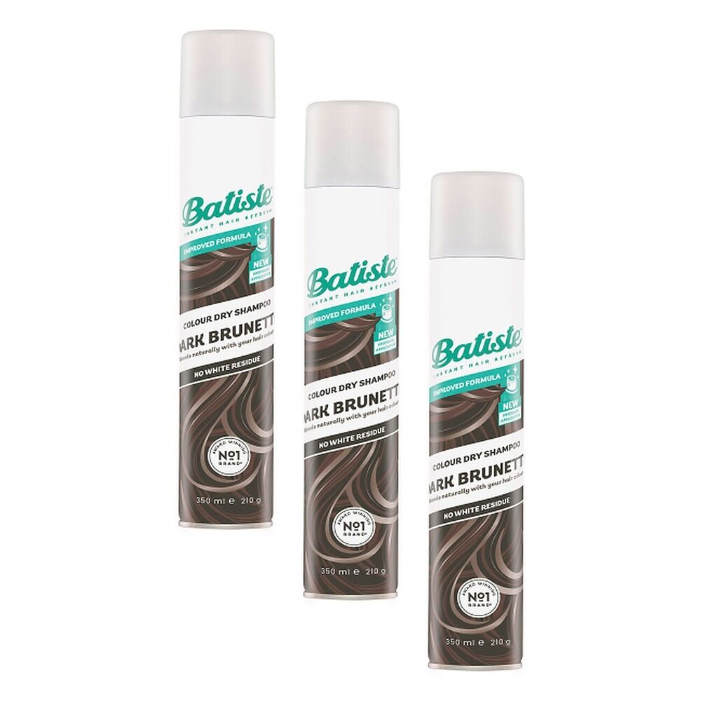 Batiste Dry Shampoo Hint of Colour Dark 350mL Pack of 3