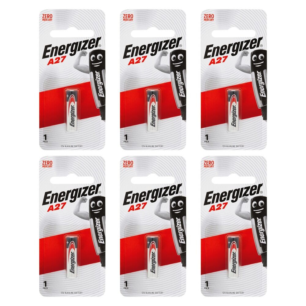 Energizer A27 Alkaline Battery Pack of 6