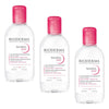 Bioderma Sensibio H2O Soothing Micellar Water Cleanser 250mL Pack of 3