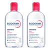 Bioderma Sensibio H2O Soothing Micellar Water Cleanser 500mL Pack of 2
