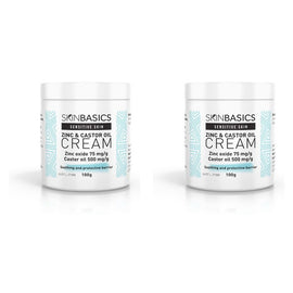 Skin Basics Zinc & Castor Oil Cream 100g Pack of 2