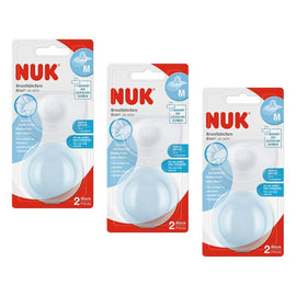 Nuk Silicone Nipple Shields Medium 20mm 2 Pack Bundle of 3