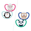 Nuk Space Baby Dummy BPA-Free Silicone Assorted 6-18 Months 2 Pack