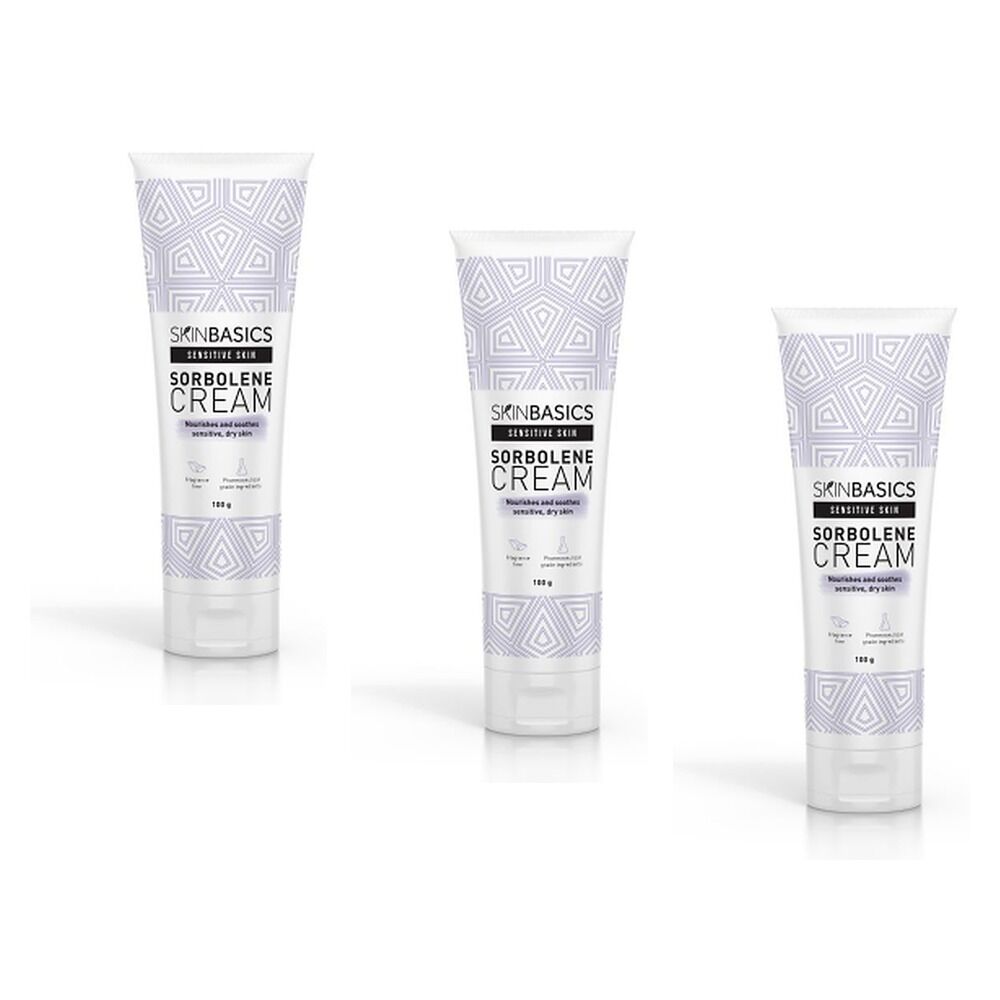 Skin Basics Sorbolene Cream Tube 100g Pack of 3