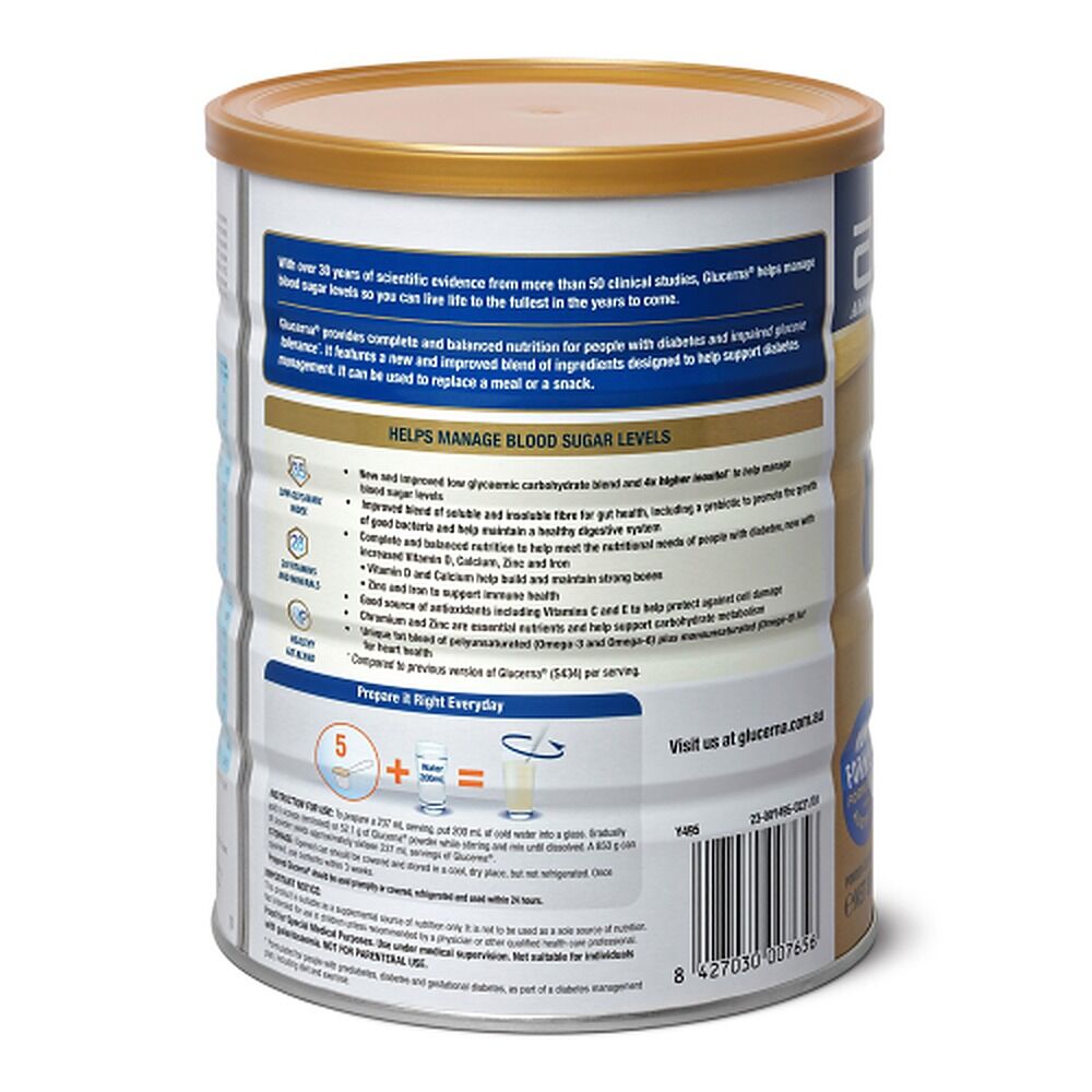 Glucerna Vanilla Nutrition Powder 850g