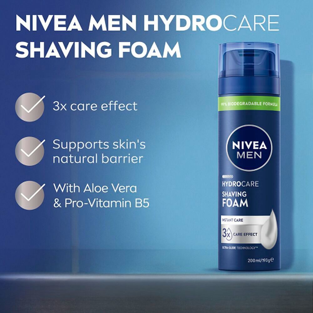NIVEA Men Protect & Care Shaving Foam 200mL